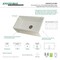 Gourmetier KGKFA331810BC 33" x 18" SGL Bowl Farmhouse Kitchen Sink, Drain & Rack KGKFA331810BC - alternate 2